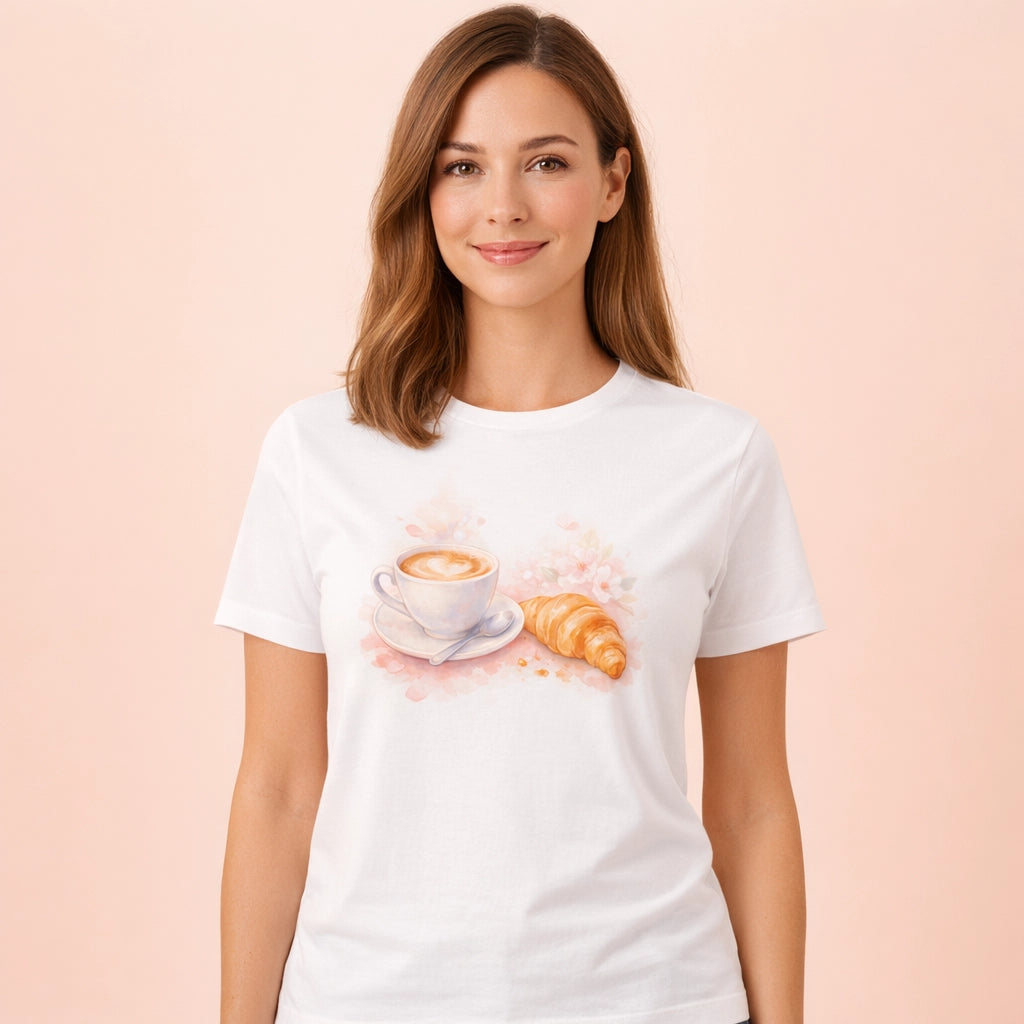 T-Shirt Café & Croissant