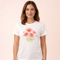 T-Shirt Coquelicot Femme