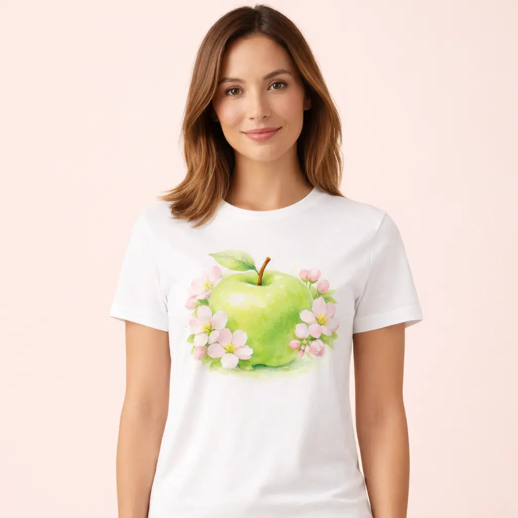 T-Shirt Femme Vert Pomme