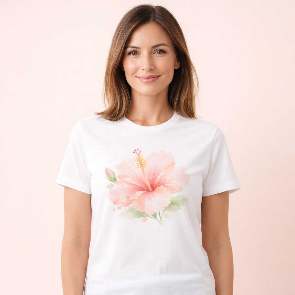 T-Shirt Fleur Hibiscus