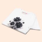 T-Shirt Fleur Noire