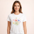 T-Shirt Fleuri Femme