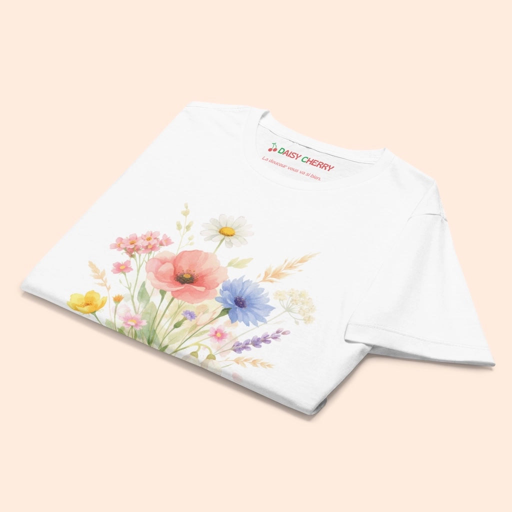 T-Shirt Fleuri pour Femme