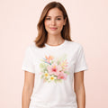 T-Shirt Imprimé Fleuri