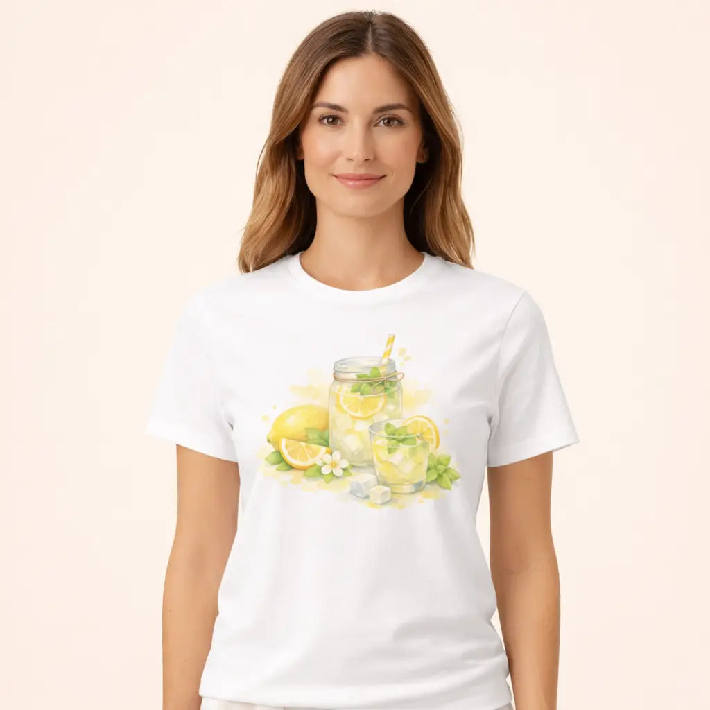 T-Shirt Jaune Citron Femme