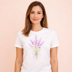T-Shirt Lavande Femme