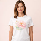 T-Shirt Motif Fleur