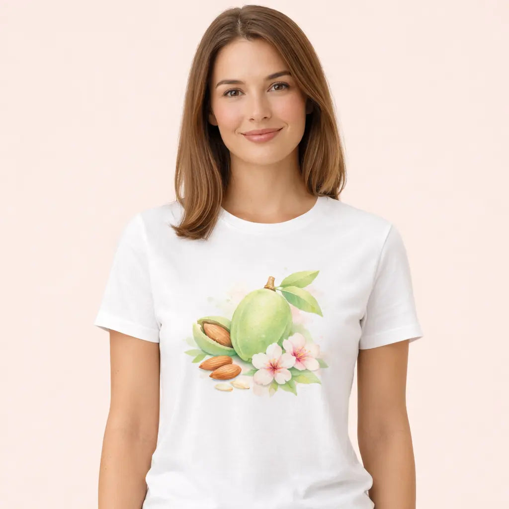 T-Shirt Vert Amande