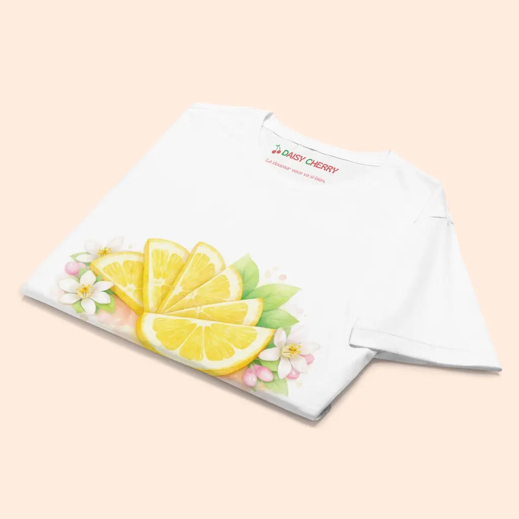 T-Shirt à Imprimé Citron