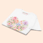 T-Shirt à Imprimé Fleuri Femme