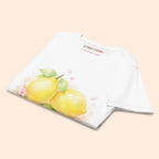 T-Shirt au Motif Citron Femme