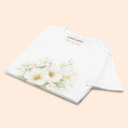 T-Shirt de Fleur Blanche