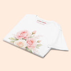 T-Shirt de Fleur Rose