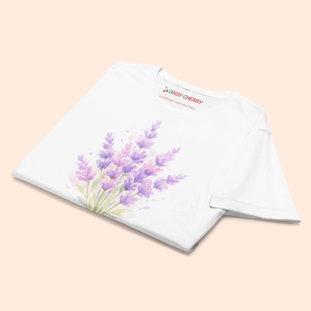 T-Shirt de Lavande Femme