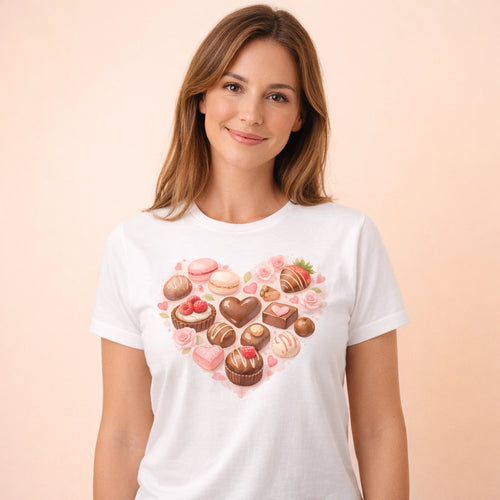 T-shirt Chocolat Femme