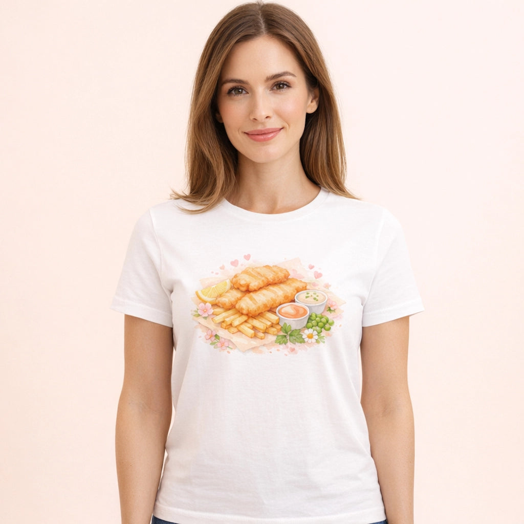 T-shirt Fish and chips