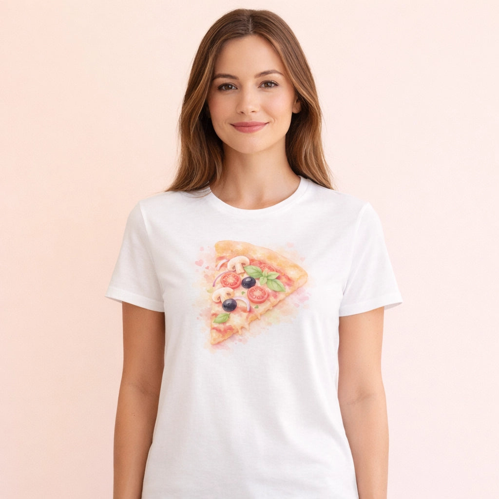 T-shirt Pizza Femme