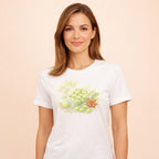 T-shirt Vert Anis Femme