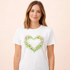 T-shirt Vert Menthe Femme