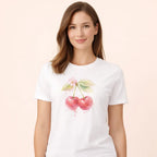 T-shirt Cerises Femme