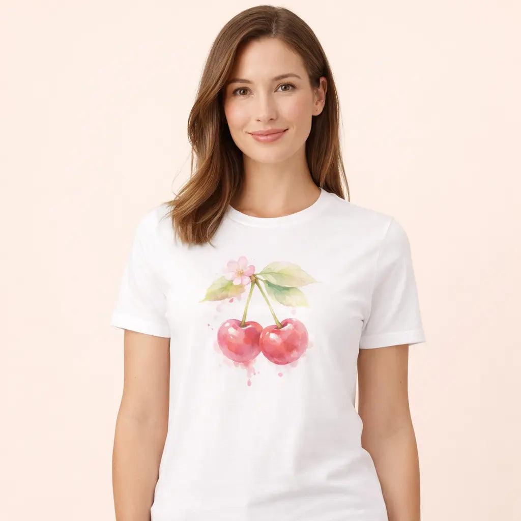 T-shirt Cerises Femme