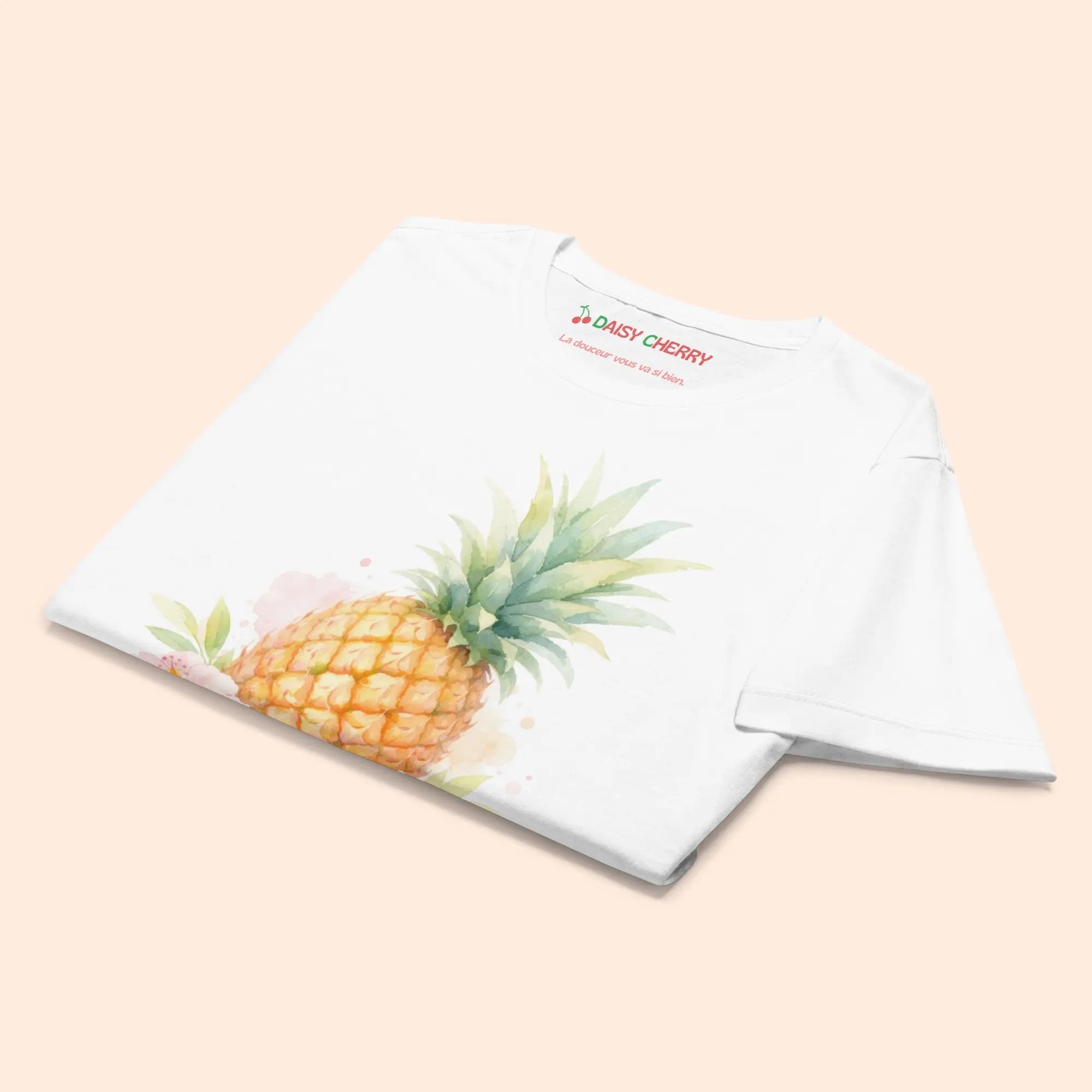 T-shirt à Imprimé Ananas