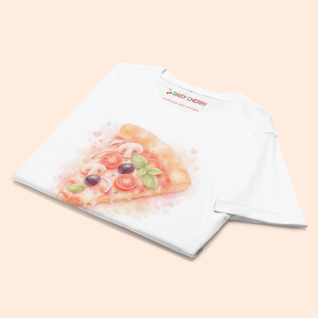 T-shirt de Pizza Femme