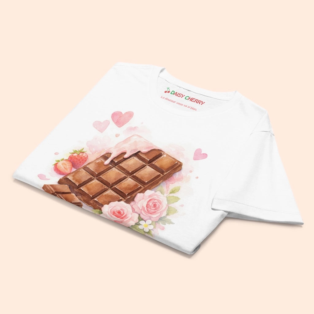 T-shirt de Tablette de Chocolat