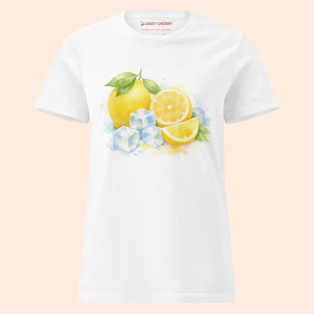 Tee-Shirt Blanc avec Citron
