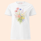 Tee-Shirt Blanc avec Fleur