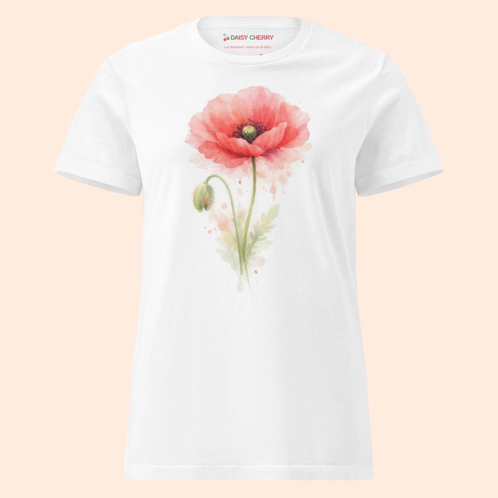 Tee-Shirt Coquelicot