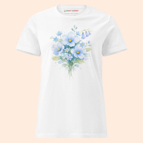 Tee-Shirt Fleur Bleue
