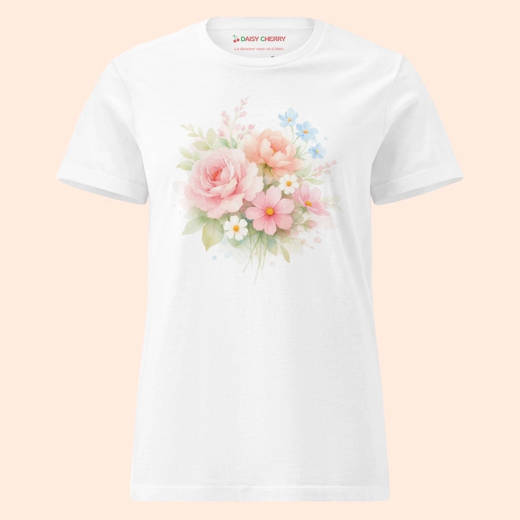 Tee-Shirt Fleur Femme