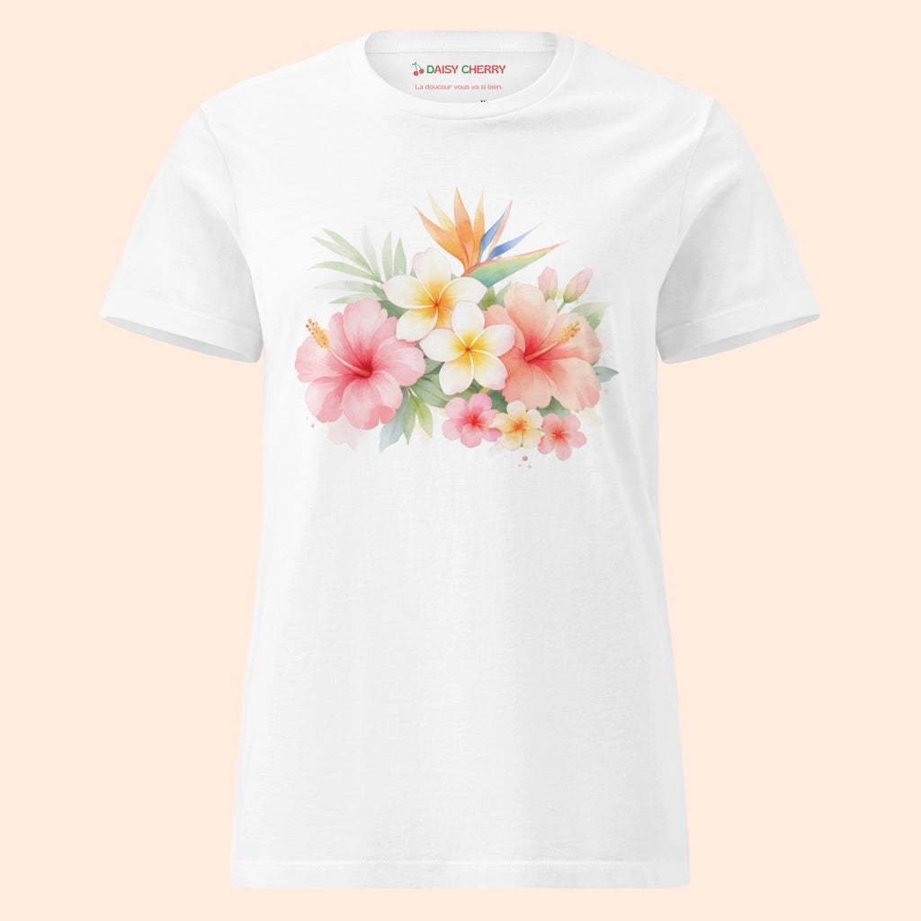 Tee-Shirt Fleur Hawaï