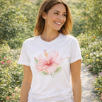 Tee-Shirt Fleur d'Hibiscus