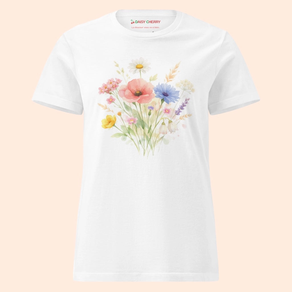 Tee-Shirt Fleuri Femme