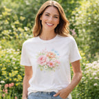 Tee-Shirt Fleur pour Femme