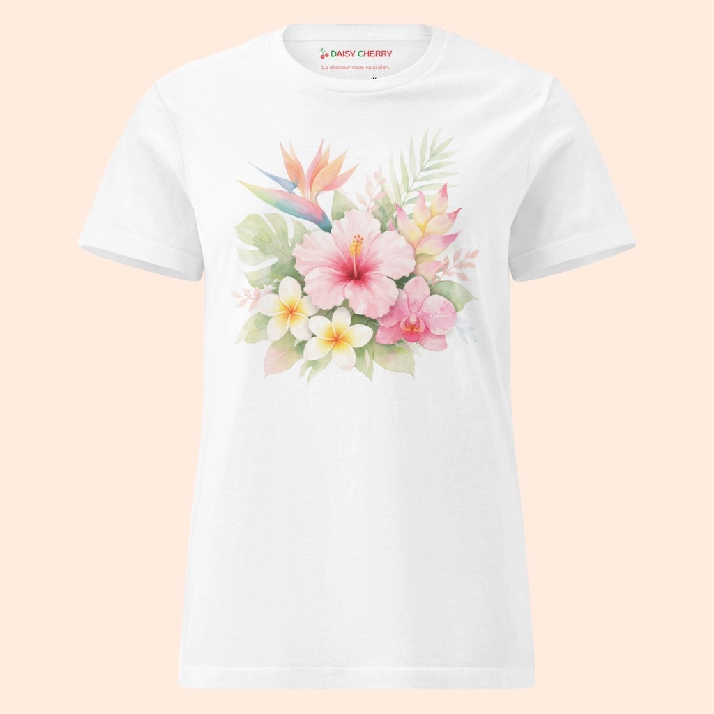 Tee-Shirt Imprimé Fleuri
