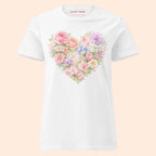 Tee-Shirt Imprimé Fleuri Femme