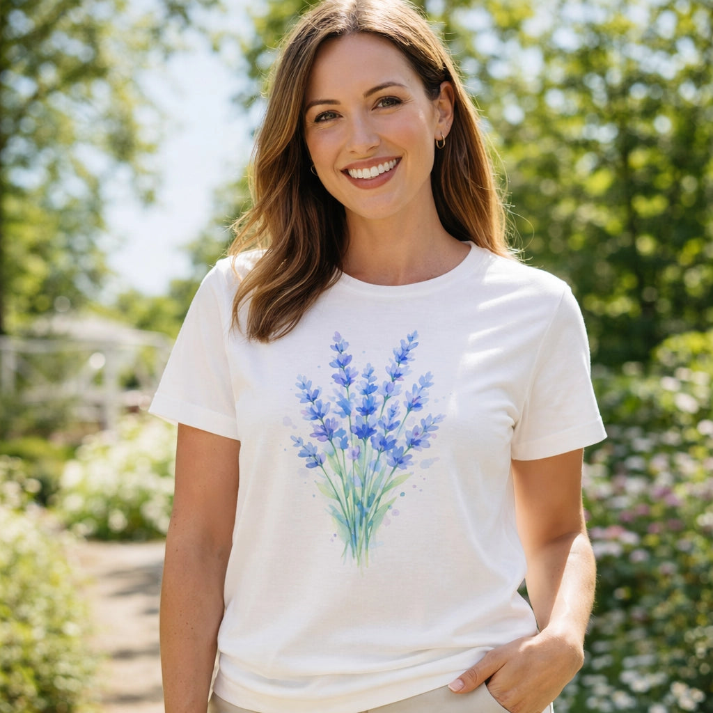 Tee-Shirt Lavande Bleue