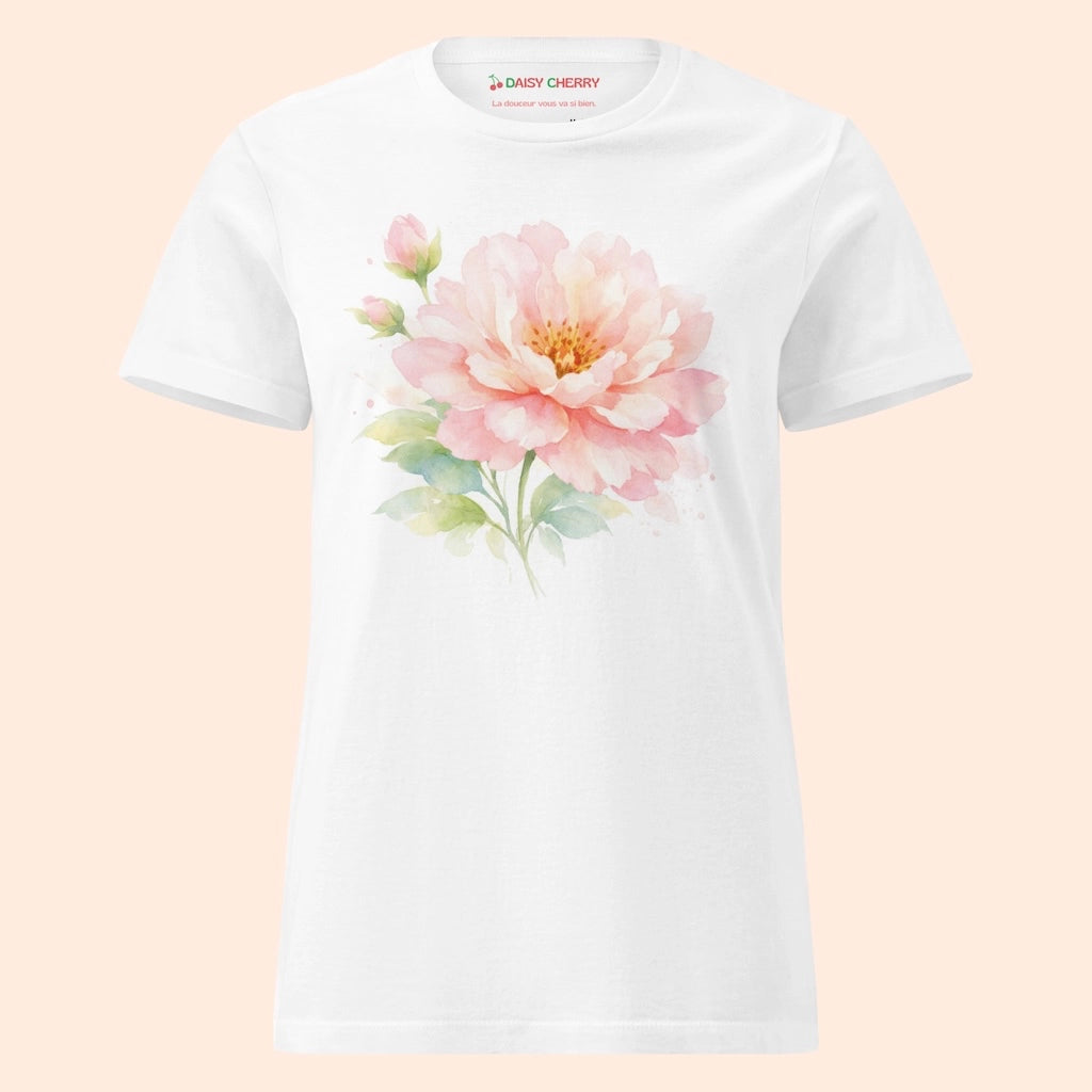 Tee-Shirt Motif Fleur