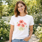 Tee-Shirt de Coquelicot Femme