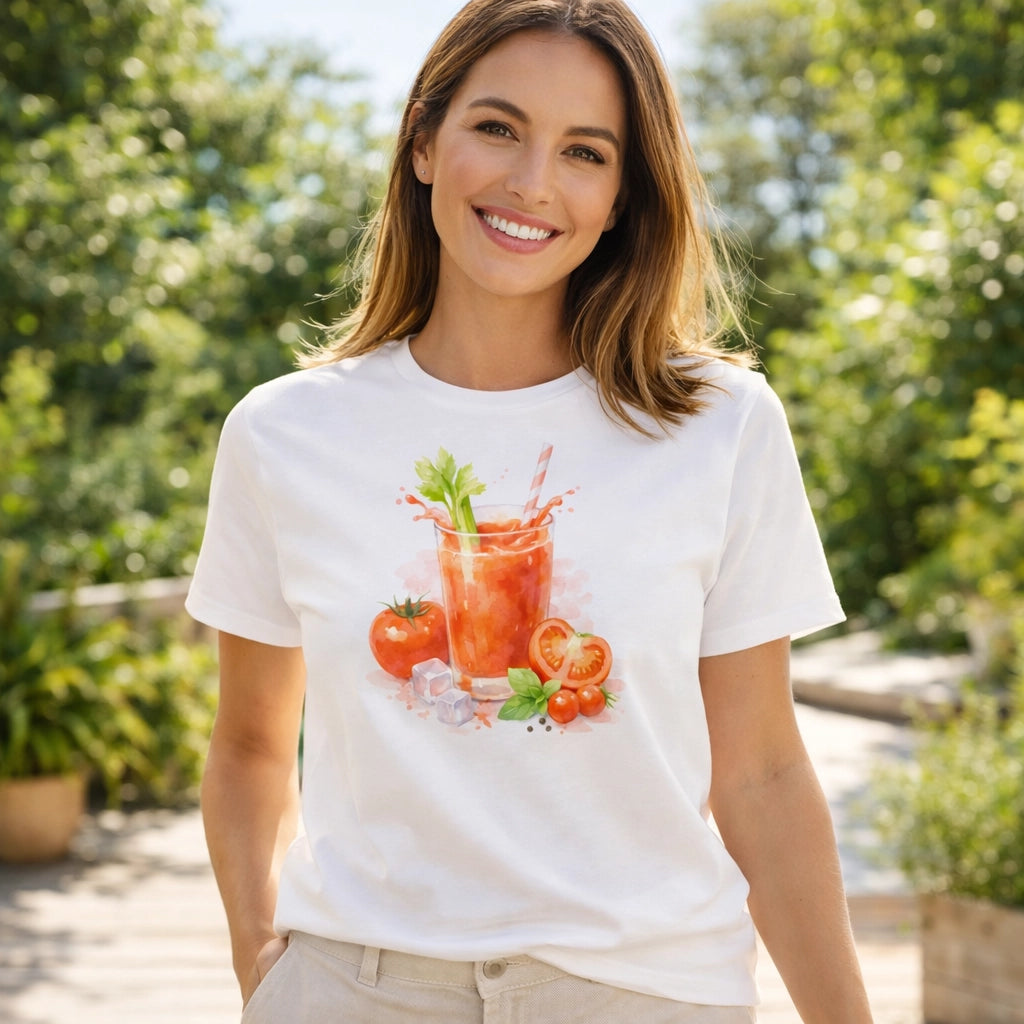 Tee-Shirt de Jus de Tomate
