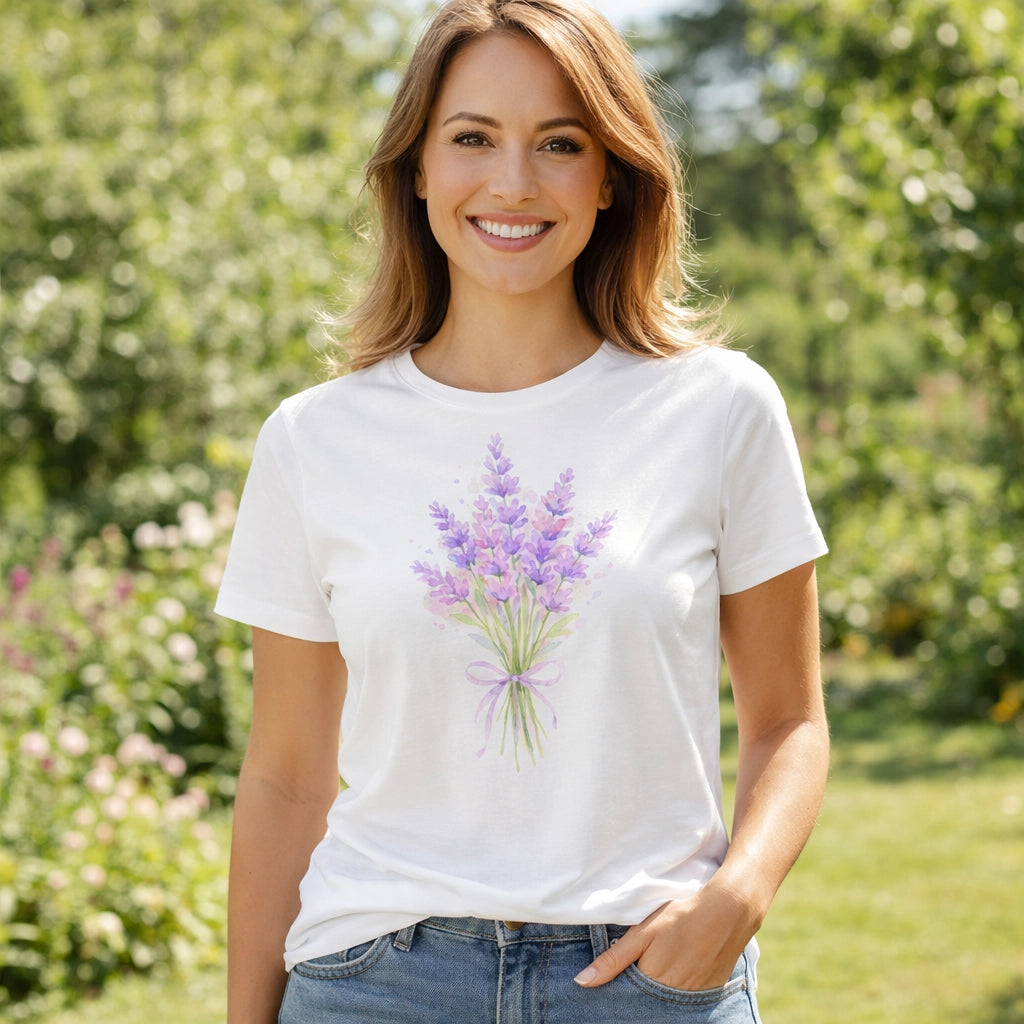Tee-Shirt de Lavande Femme