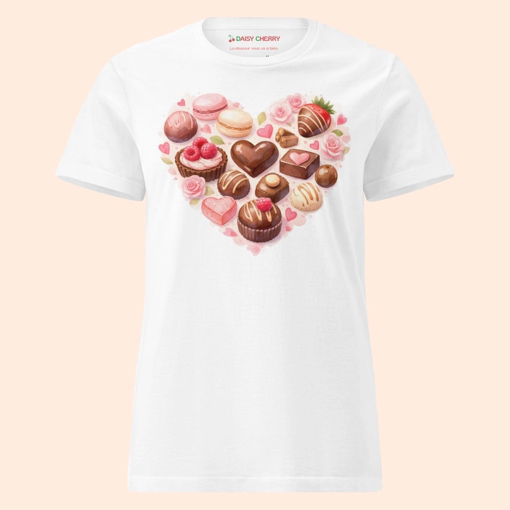 Tee-shirt Chocolat Femme