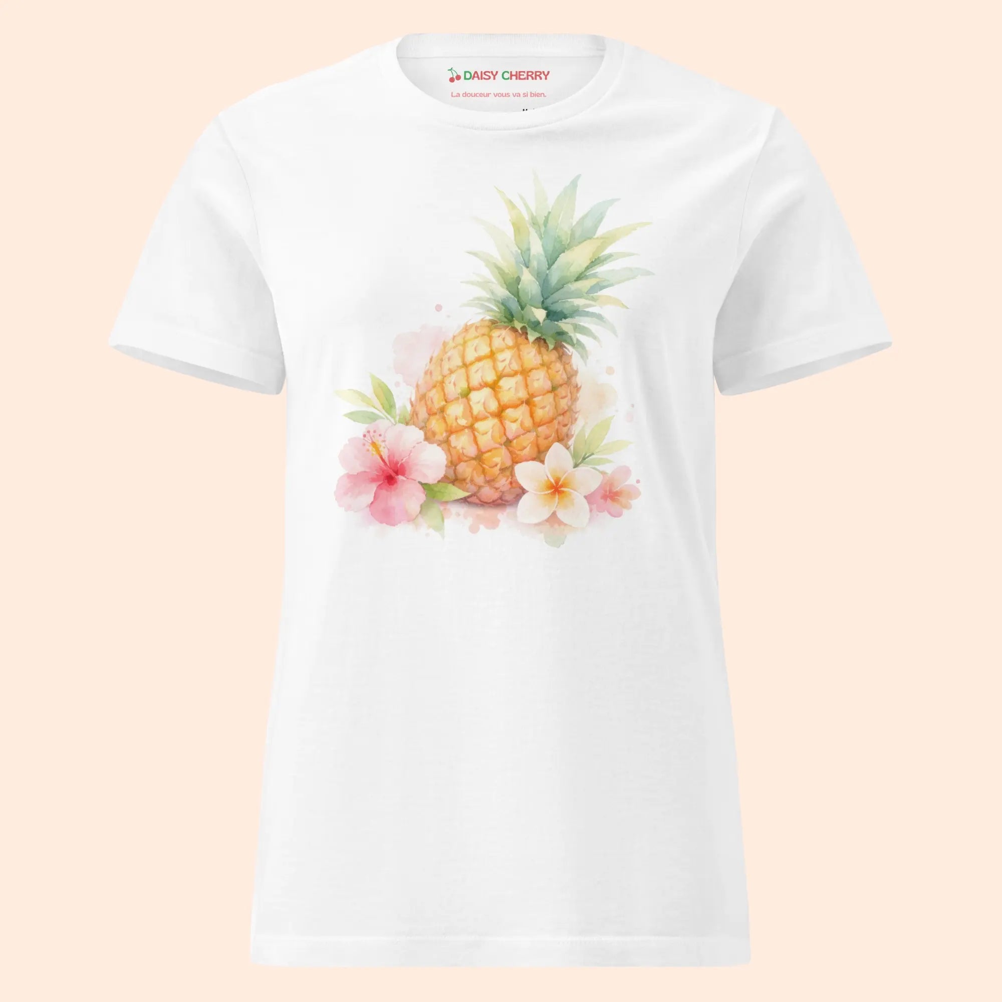 Tee-shirt Imprimé Ananas