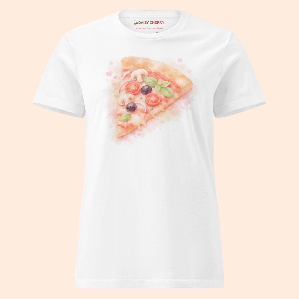 Tee-shirt Pizza Femme