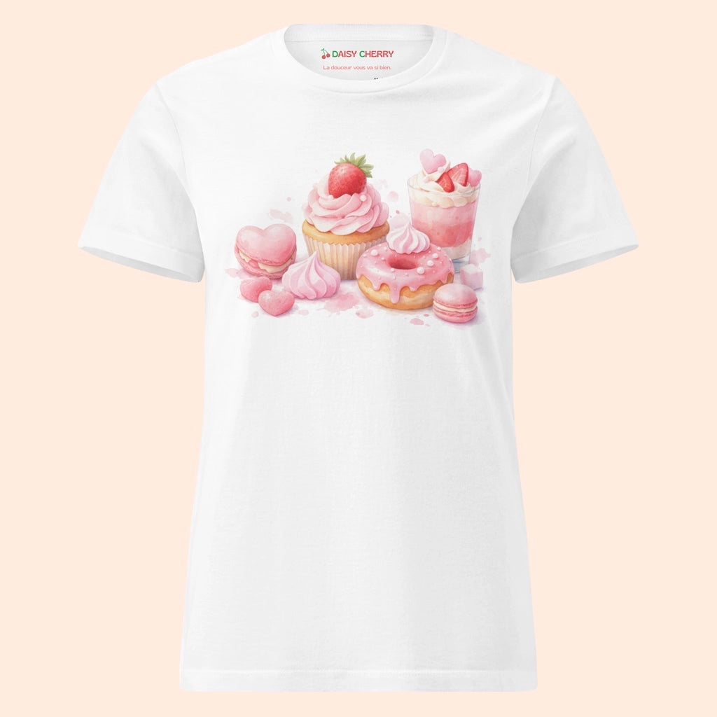 Tee-shirt Rose Bonbon