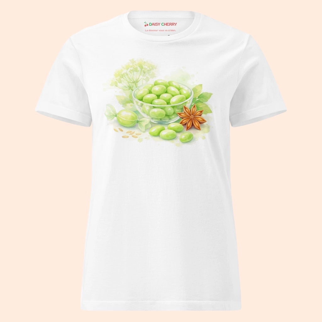 Tee-shirt Vert Anis Femme