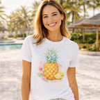 Tee-shirt d'Ananas Femme